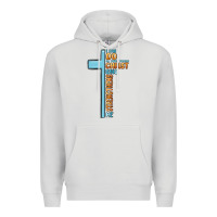 Dove Grey i can do all things through christ who strengthens Premium Hoodie - MaliasSmallBusiness
