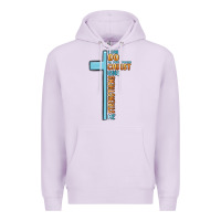 Lilac i can do all things through christ who strengthens Premium Hoodie - MaliasSmallBusiness