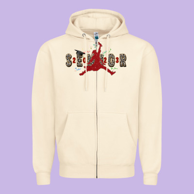 Senior 2023 Zipper Hoodie Designed By Zillion Design Studio