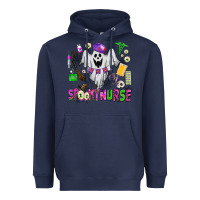 Navy spooky nurse Heavyweight Hoodie - AdoDesignShop