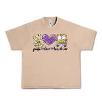 Burro peace love bus driver Urban Heavy Tee - MaliasSmallBusiness