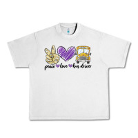 Lunar Rock peace love bus driver Urban Heavy Tee - MaliasSmallBusiness