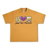 Peanut Butter peace love bus driver Urban Heavy Tee - MaliasSmallBusiness