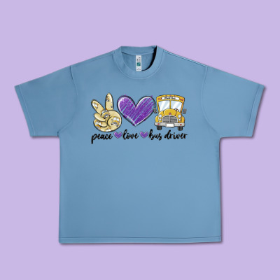 Urban Heavy Tee peace love bus driver