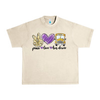 Sandshell peace love bus driver Urban Heavy Tee - MaliasSmallBusiness