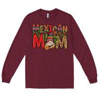 Burgundy mexican mom gnome Long Sleeve Tee - Zillion Design Studio