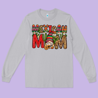 Long Sleeve Tee mexican mom gnome