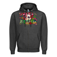 Charcoal Heather viva mexico Zipper Hoodie - CTS Tumbler Store