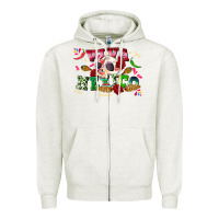 Oatmeal Heather viva mexico Zipper Hoodie - CTS Tumbler Store