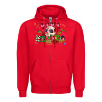 Red viva mexico Zipper Hoodie - CTS Tumbler Store