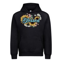 Black blessed Urban Hoodie - NancyCooperArtShop