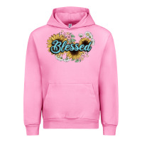 Fuchsia Pink blessed Urban Hoodie - NancyCooperArtShop