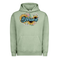 Pigment Oil Green blessed Urban Hoodie - NancyCooperArtShop