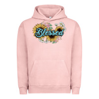 Pigment Salmon blessed Urban Hoodie - NancyCooperArtShop