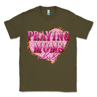 Army Green praying moms club Classic Tee - texasbilliewilder
