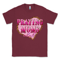 Burgundy praying moms club Classic Tee - texasbilliewilder