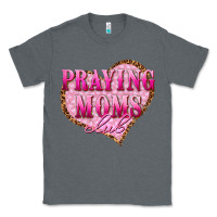 Charcoal Heather praying moms club Classic Tee - texasbilliewilder