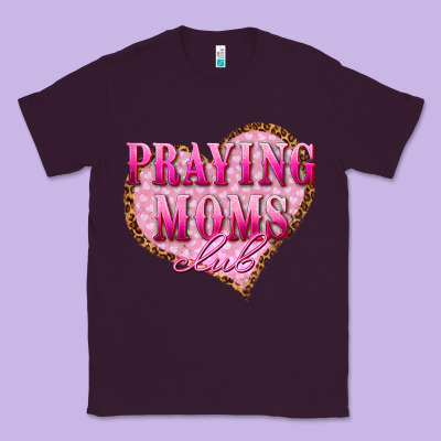 Praying Moms Club Classic Tee Designed By Texasbilliewilder
