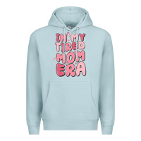 Blue Mist in my tired mom era Premium Hoodie - MaliasSmallBusiness