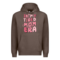 Coffee in my tired mom era Premium Hoodie - MaliasSmallBusiness
