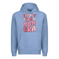 Colony Blue in my tired mom era Premium Hoodie - MaliasSmallBusiness