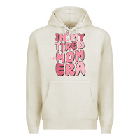 Oatmeal Heather in my tired mom era Premium Hoodie - MaliasSmallBusiness