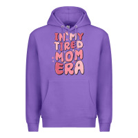 Purple in my tired mom era Premium Hoodie - MaliasSmallBusiness