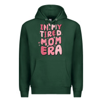 Sports Green in my tired mom era Premium Hoodie - MaliasSmallBusiness