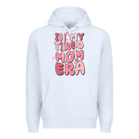 White in my tired mom era Premium Hoodie - MaliasSmallBusiness