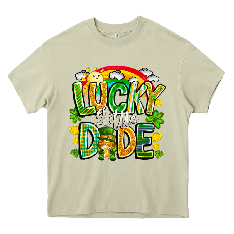 Lucky Little Dude Heavy Core Tee by CowhideDigitalArt | Teevron