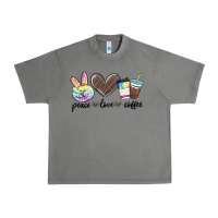 Tornado peace love coffee Urban Heavy Tee - MaliasSmallBusiness