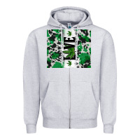 Heather Grey weed love tumbler3 Zipper Hoodie - CTS Tumbler Store