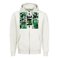 Oatmeal Heather weed love tumbler3 Zipper Hoodie - CTS Tumbler Store