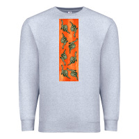 Heather Grey dinosaur brontosaurus pen wrap Premium Sweatshirt - Artiststas
