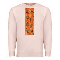 Pale Pink dinosaur brontosaurus pen wrap Premium Sweatshirt - Artiststas