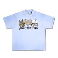 Grape Ice peace love eyes Urban Heavy Tee - MaliasSmallBusiness