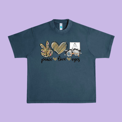 Urban Heavy Tee peace love eyes