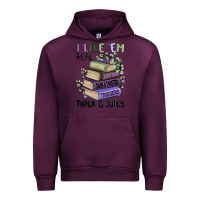 Mauve Wine i like them real thick and juicy books Urban Hoodie - MaliasSmallBusiness