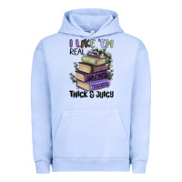 Pigment Grape Ice i like them real thick and juicy books Urban Hoodie - MaliasSmallBusiness