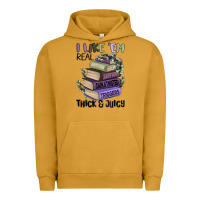 Pigment Peanut Butter i like them real thick and juicy books Urban Hoodie - MaliasSmallBusiness