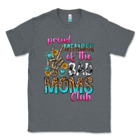 Charcoal Heather proud member of the bad moms club Classic Tee - texasbilliewilder