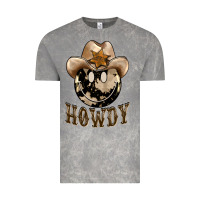 Cloud Rock howdy smiley face Vintage Tee - BarkalooDesign