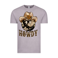 Vintage Zinc howdy smiley face Vintage Tee - BarkalooDesign