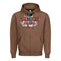 Chestnut senior 2023 mom Zipper Hoodie - Zillion Design Studio