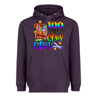 Plum 100 days of cray cray Heavyweight Hoodie - Artiststas