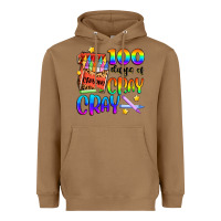 Toasted Coconut 100 days of cray cray Heavyweight Hoodie - Artiststas