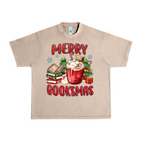 French Oak merry booksmas Urban Heavy Tee - MaliasSmallBusiness