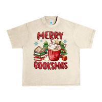 Sandshell merry booksmas Urban Heavy Tee - MaliasSmallBusiness
