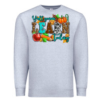 Heather Grey y'all gonna learn today pumpkin and pen Premium Sweatshirt - AdoDesignShop