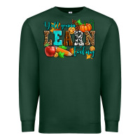 Sports Green y'all gonna learn today pumpkin and pen Premium Sweatshirt - AdoDesignShop